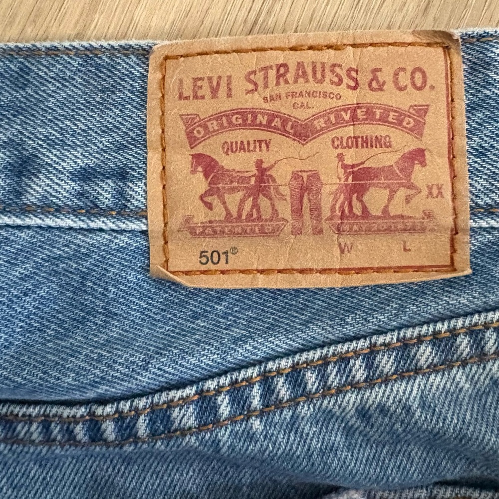 Levi's Classic Blue Straight Denim Jeans
